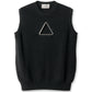 Triangle Sless Knitted Sweater