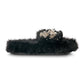 Faux Fur Slide