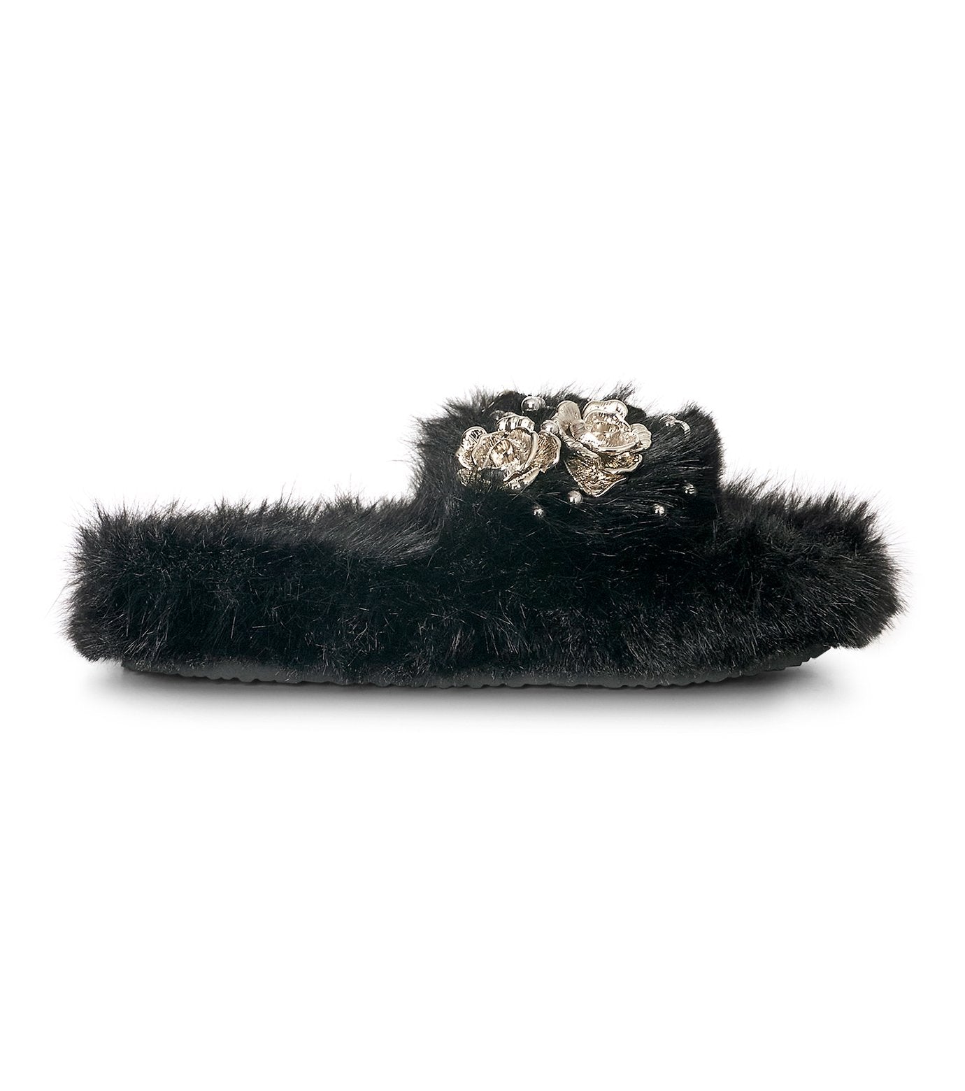 Faux Fur Slide