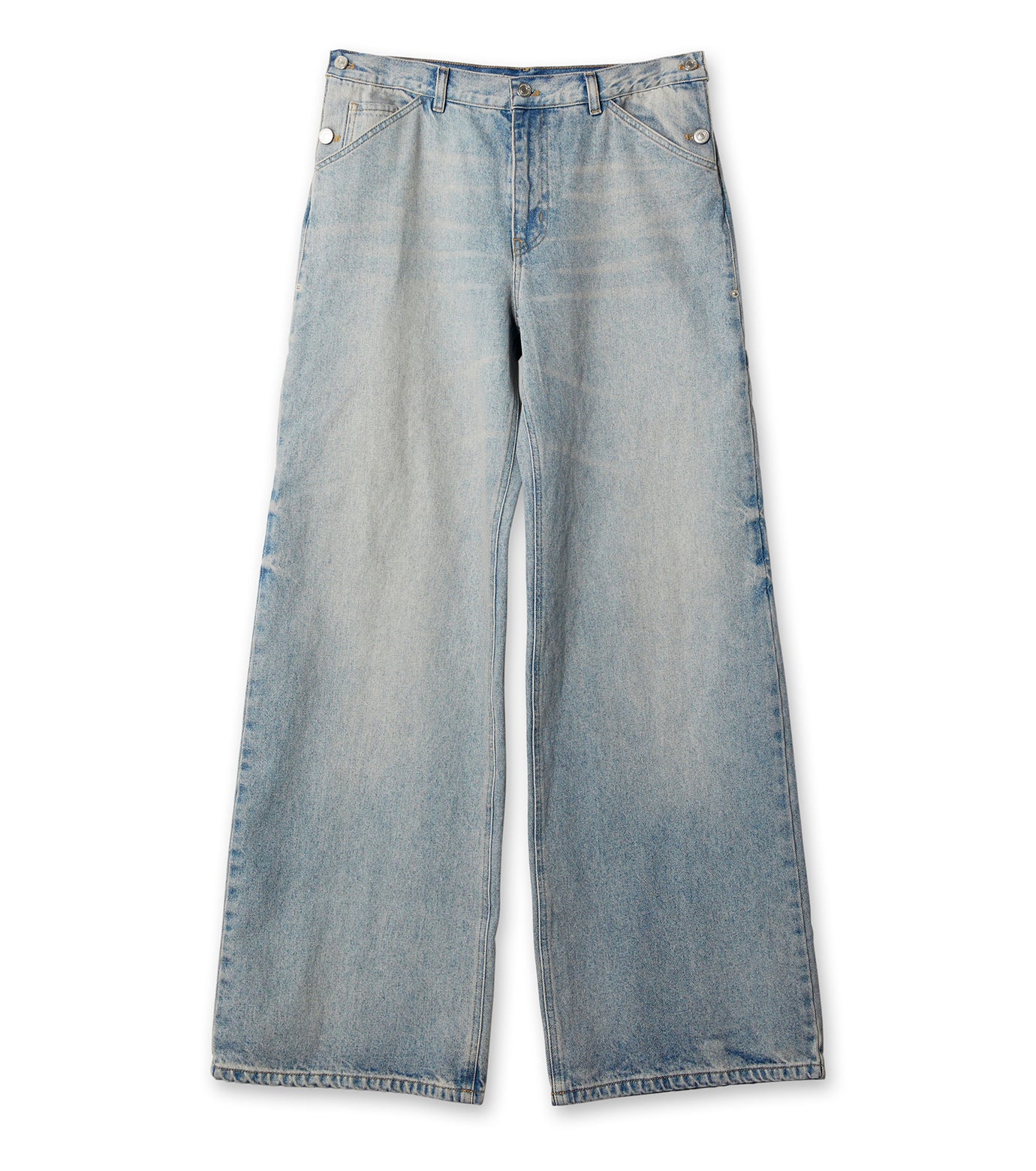 SAILOR BLUE DENIM BAGGY PANTS