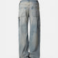 SAILOR BLUE DENIM BAGGY PANTS