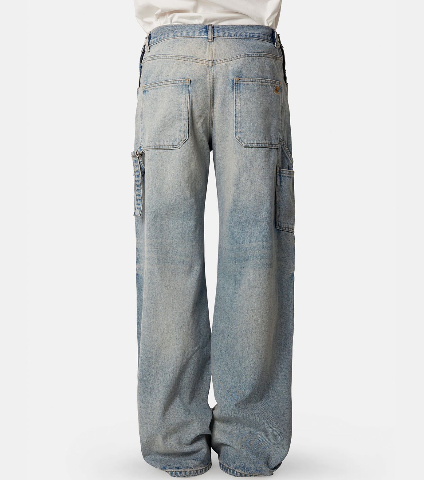 SAILOR BLUE DENIM BAGGY PANTS