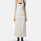 Multiflex White Denim Long Dress