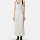 Multiflex White Denim Long Dress