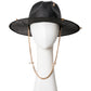 Chain Strap Fedora Hat