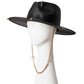 Chain Strap Fedora Hat