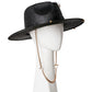 Chain Strap Fedora Hat