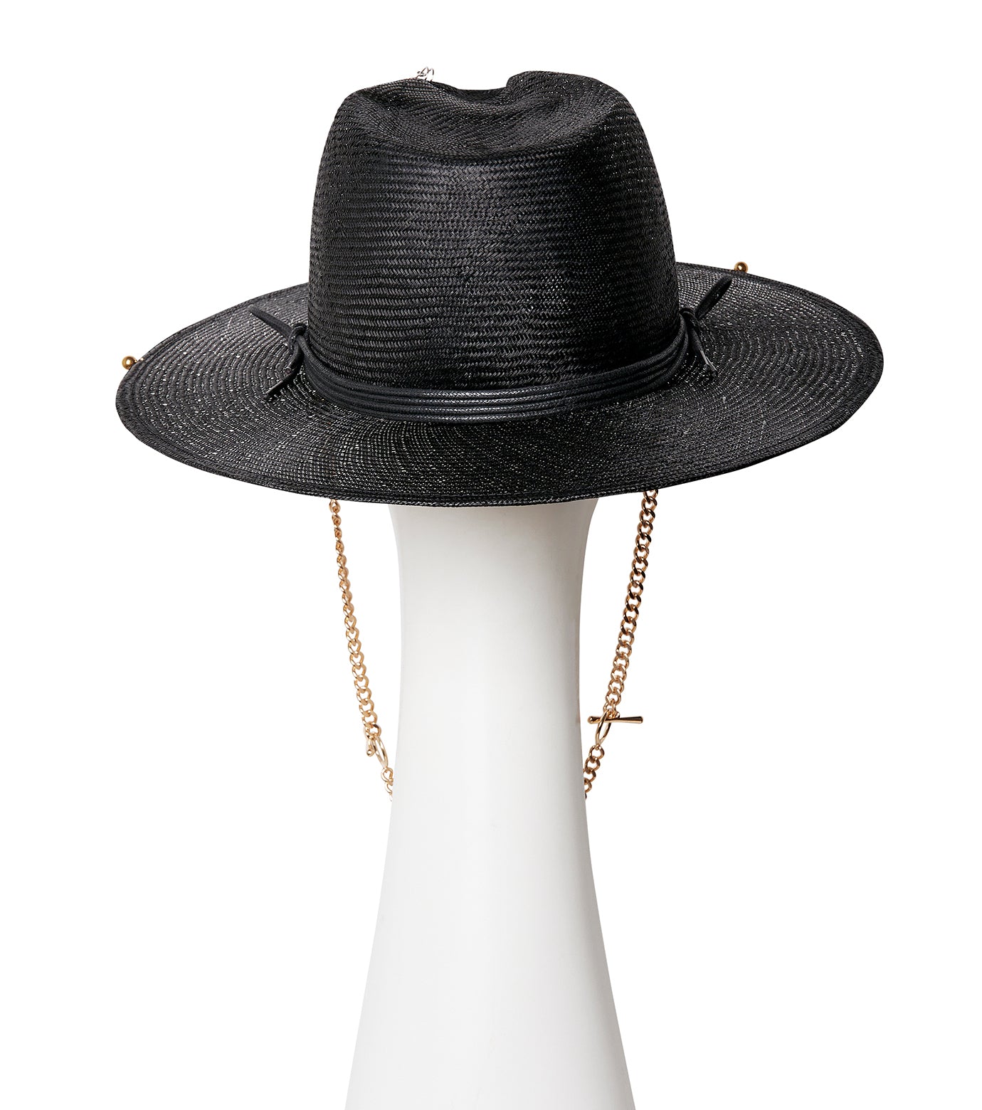 Chain Strap Fedora Hat