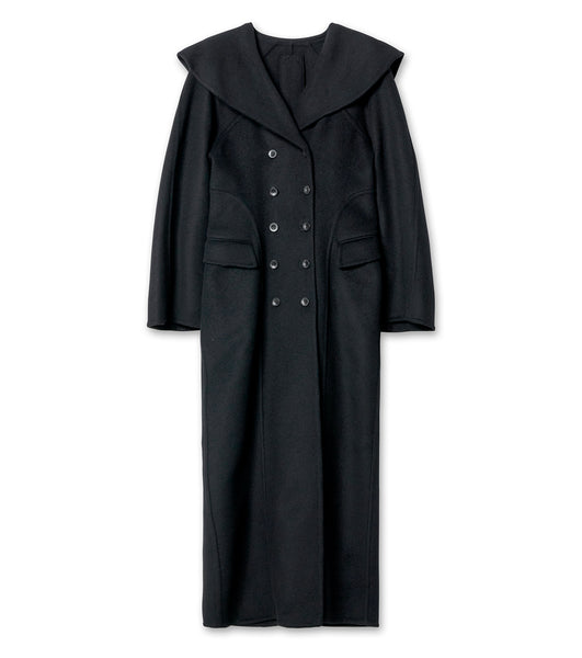 SAILOR COLLAR WOOL COAT – RESTIR