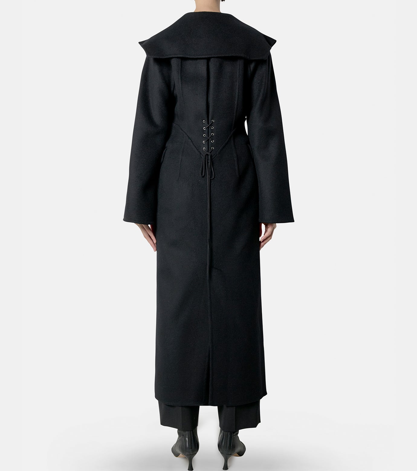 SAILOR COLLAR WOOL COAT