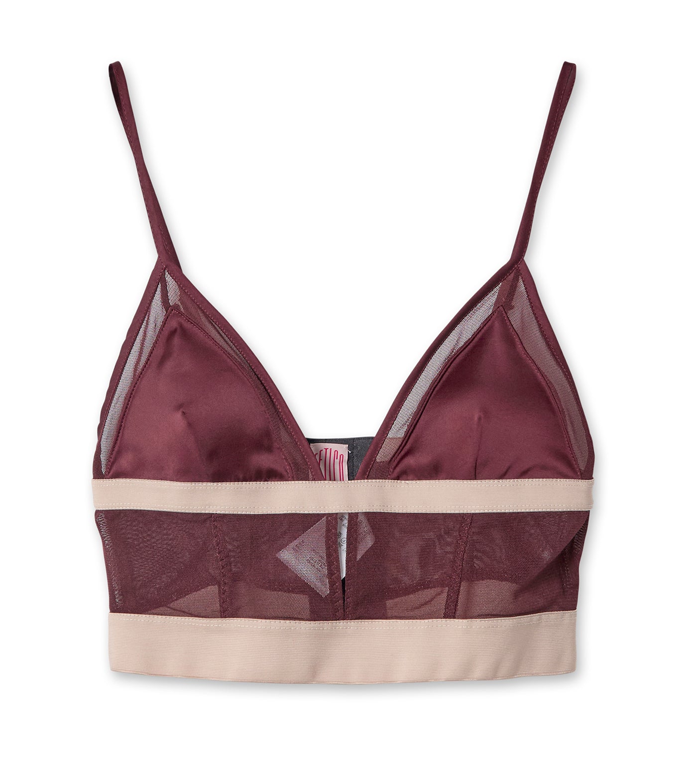 SATIN & MESH COMBINED CAMI TOP