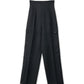 WOOL GABARDINE SLIT TROUSERS