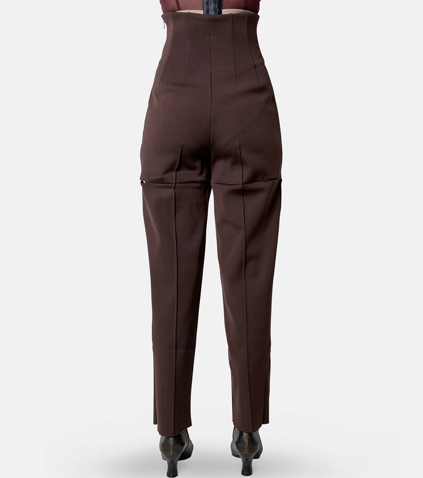 KNITTED SLIT TROUSERS