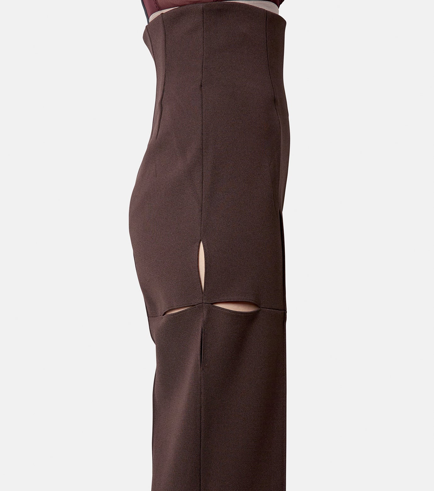 KNITTED SLIT TROUSERS – RESTIR