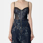 Rose Denim Bustier