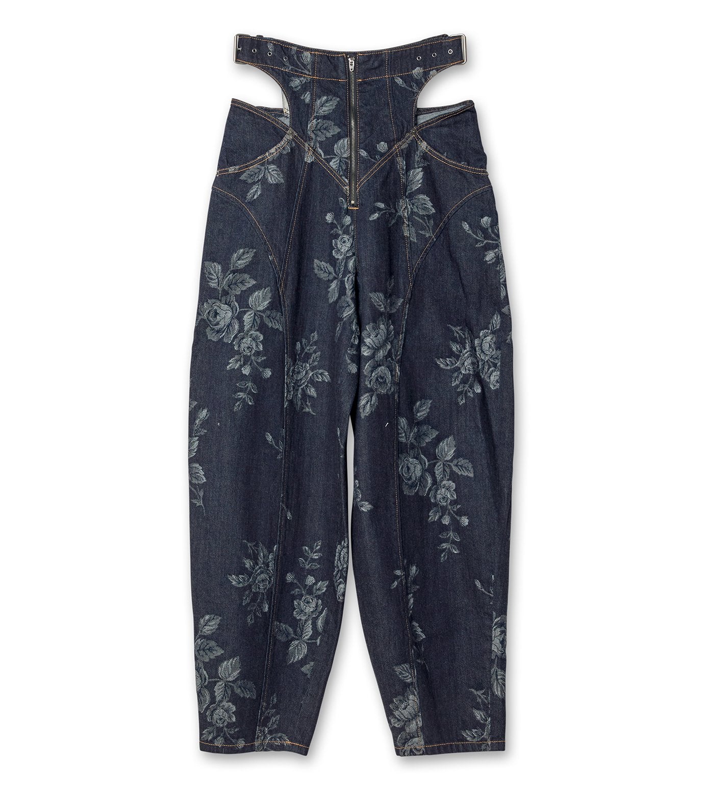 Rose Denim High-Waist Jeans
