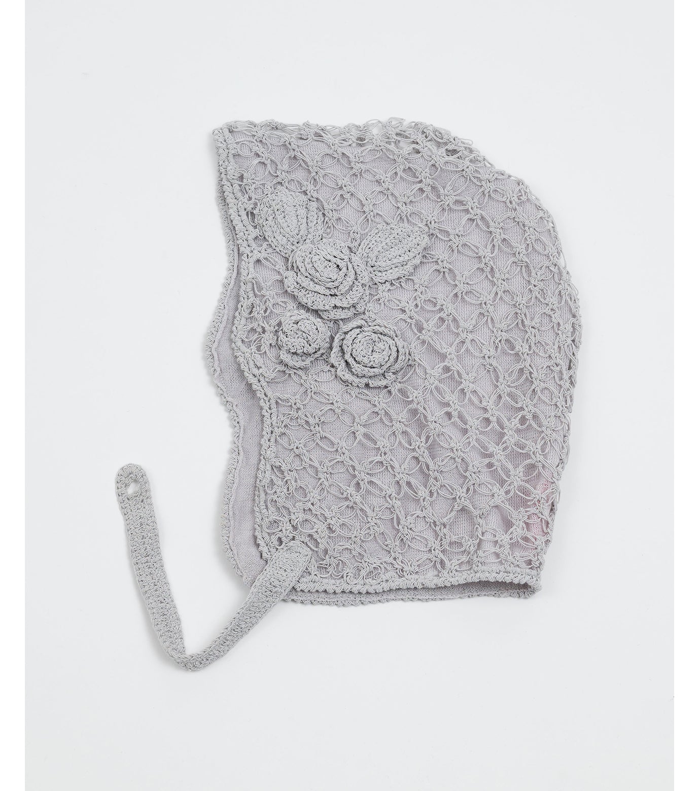 Hand-Knitted Rose Beanie