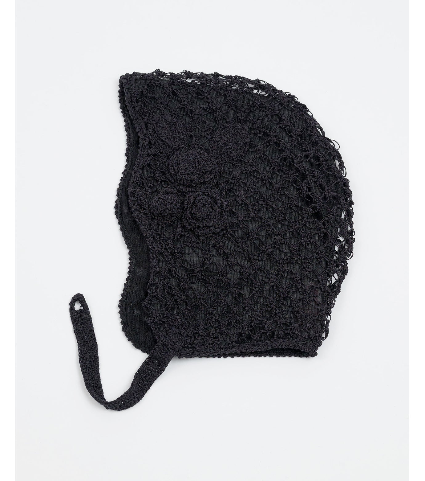 Hand-Knitted Rose Beanie