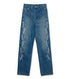 Embroidered Straight Jeans