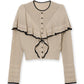 Lace-Knit Cape Cardigan