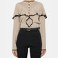 Lace-Knit Cape Cardigan