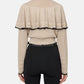 Lace-Knit Cape Cardigan