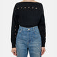 Cable Knit Short Jumper