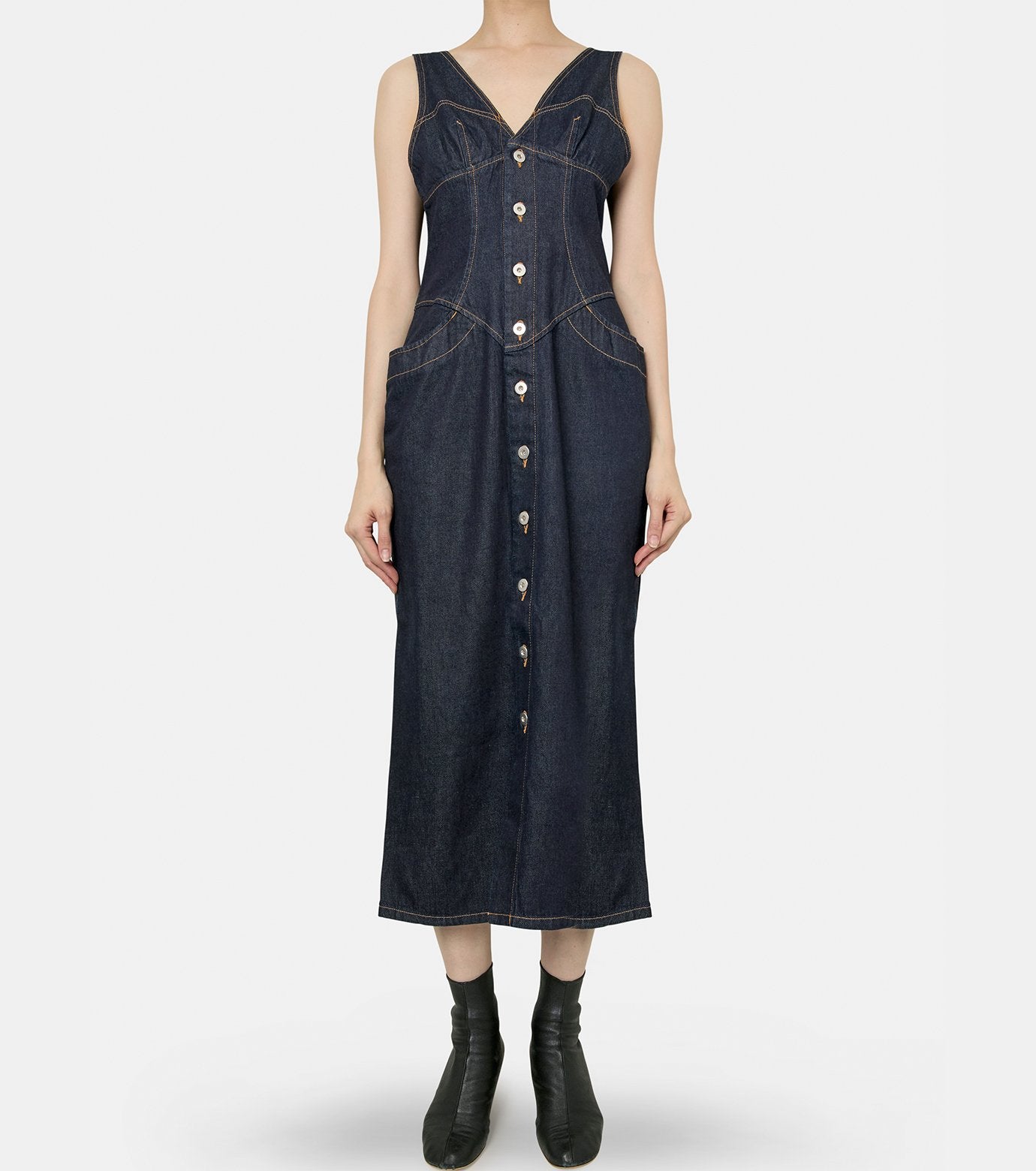 Denim Sleeveless Dress