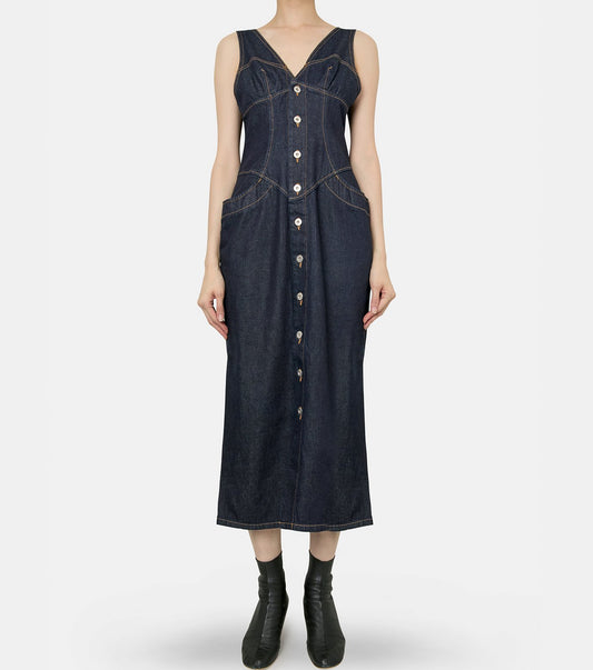 Denim Sleeveless Dress