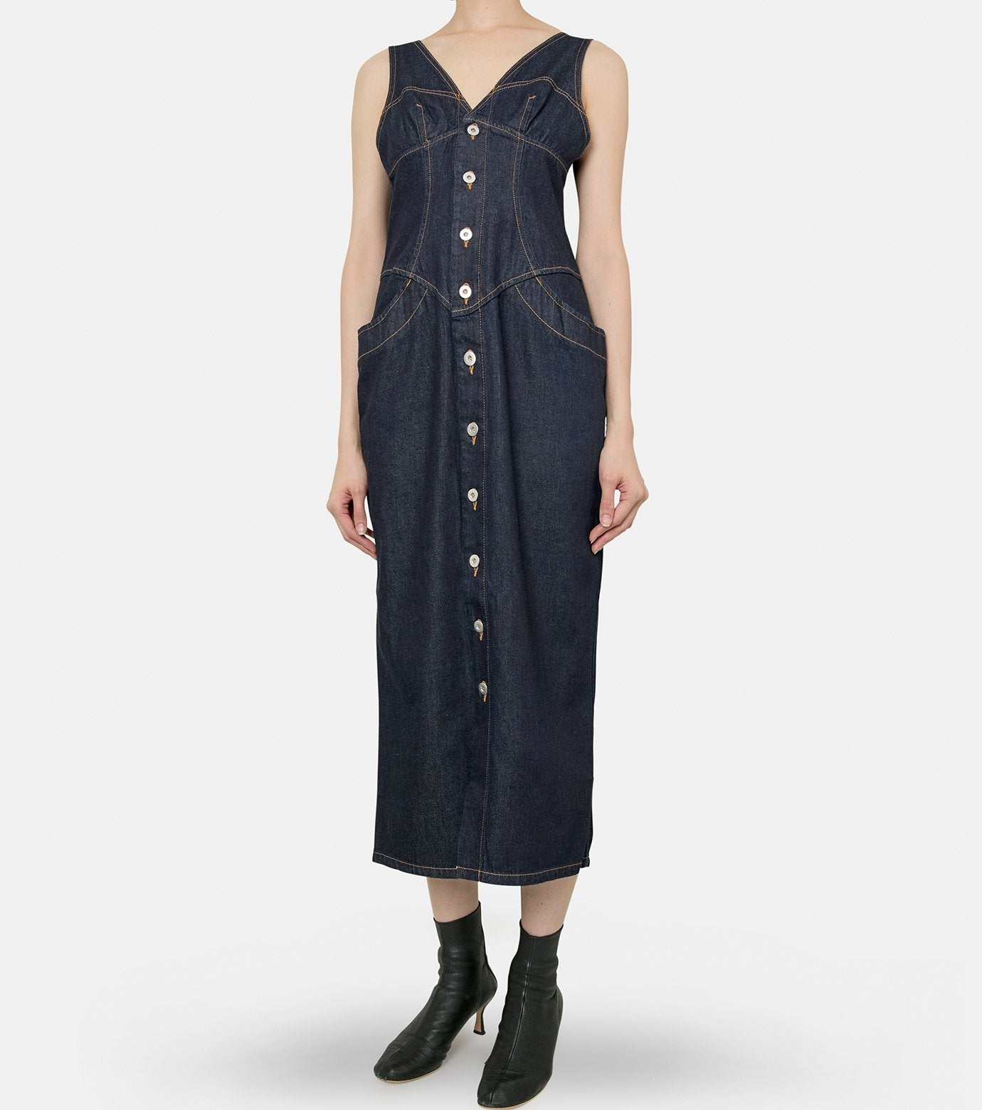 Denim Sleeveless Dress