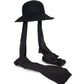 Hat w/Crepe Scarves
