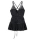 Denim Pleated  Bustier Top