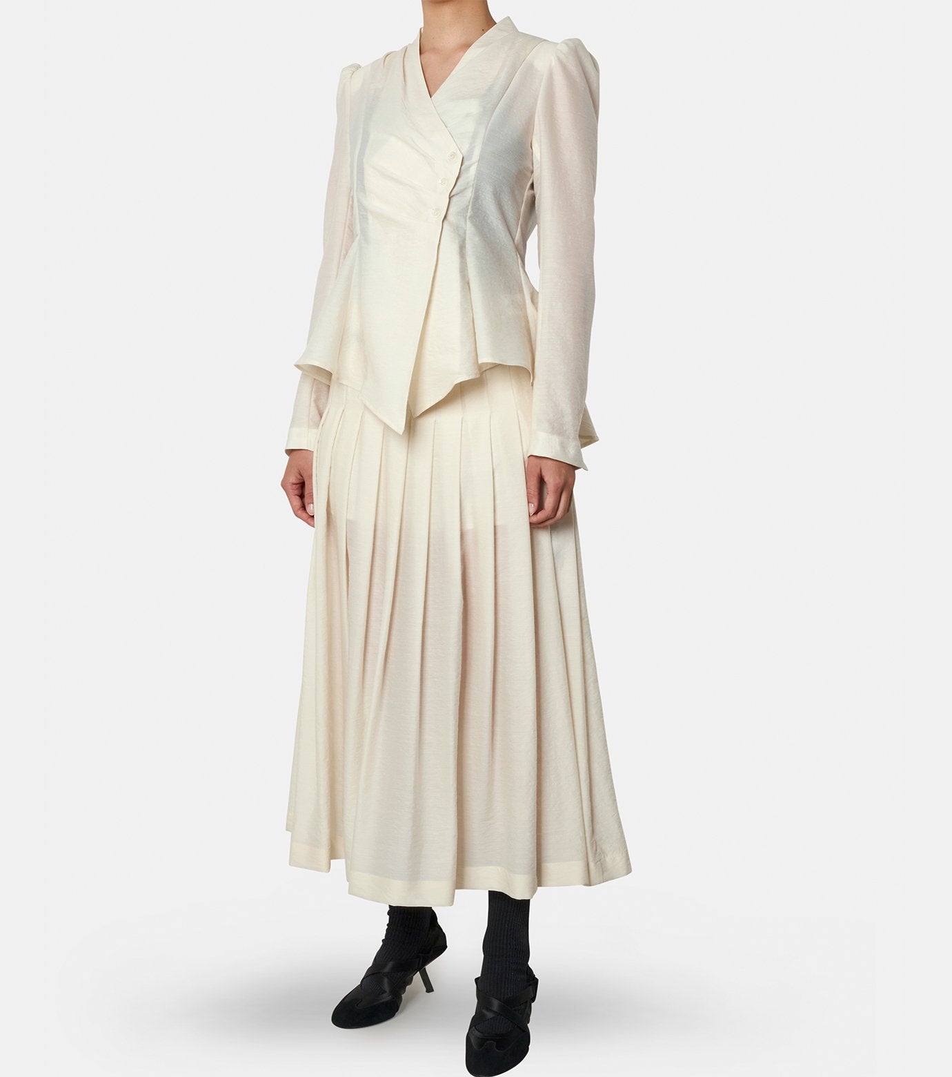 Draped Wrap Jacket