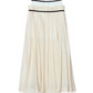 Pleated Maxi Skirt