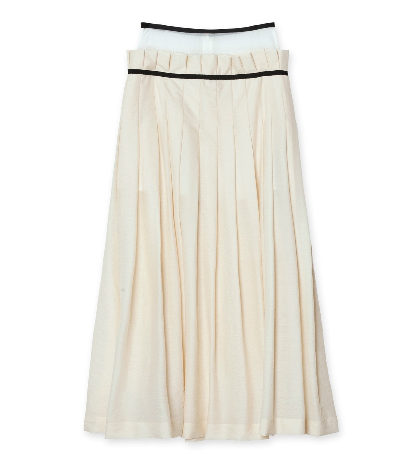 Pleated Maxi Skirt