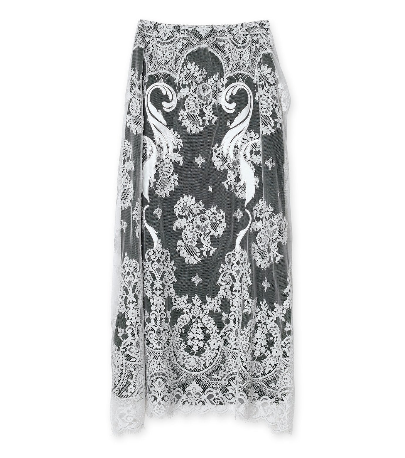 Embroidered Lace Skirt