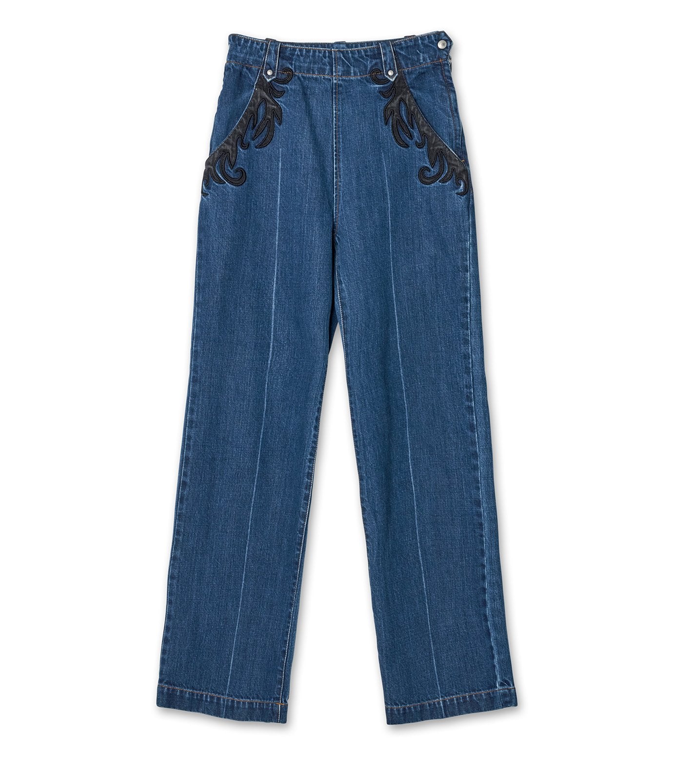 High-Waisted Jeans