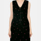 Rose Emb Velvet Gilet