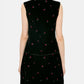 Rose Emb Velvet Gilet