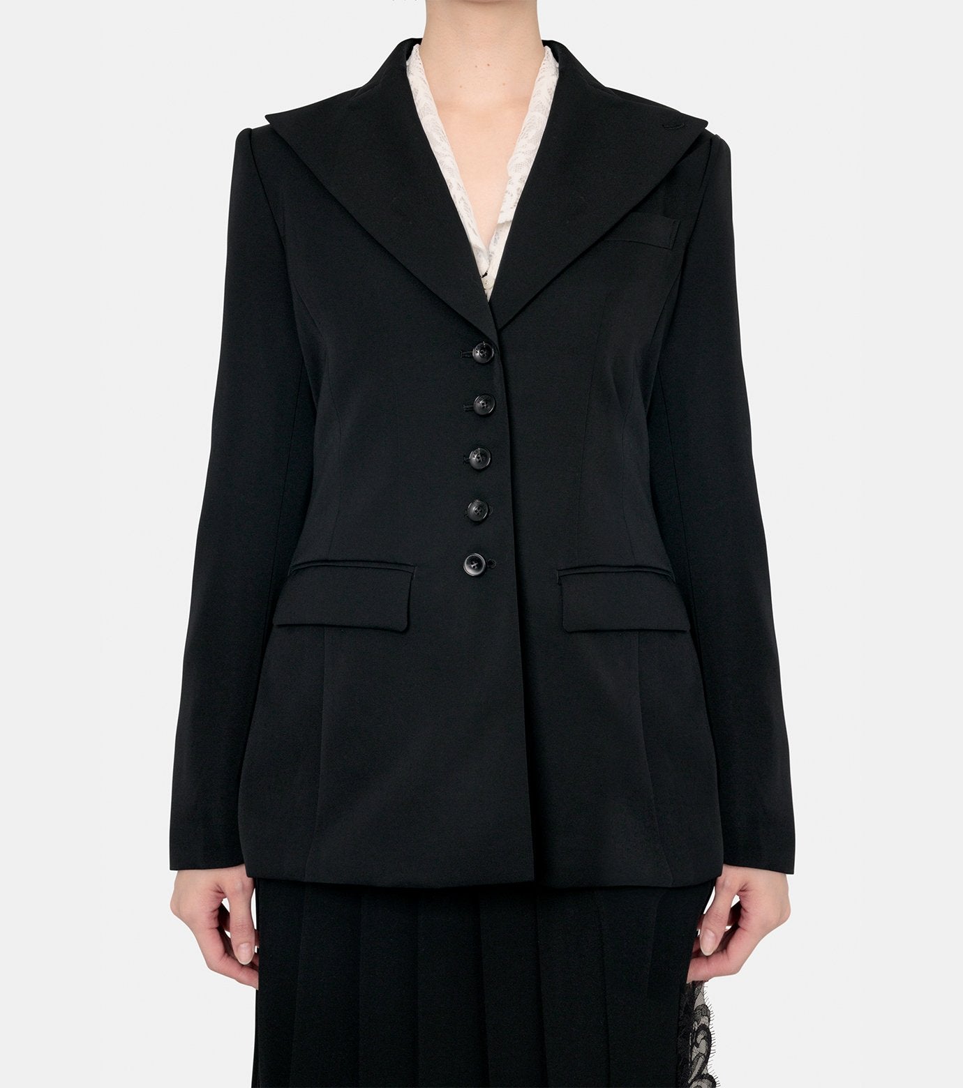 Fine Wool Suiting Tailored Jacket