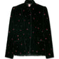 Rose Emb Velvet Jacket