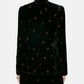 Rose Emb Velvet Jacket