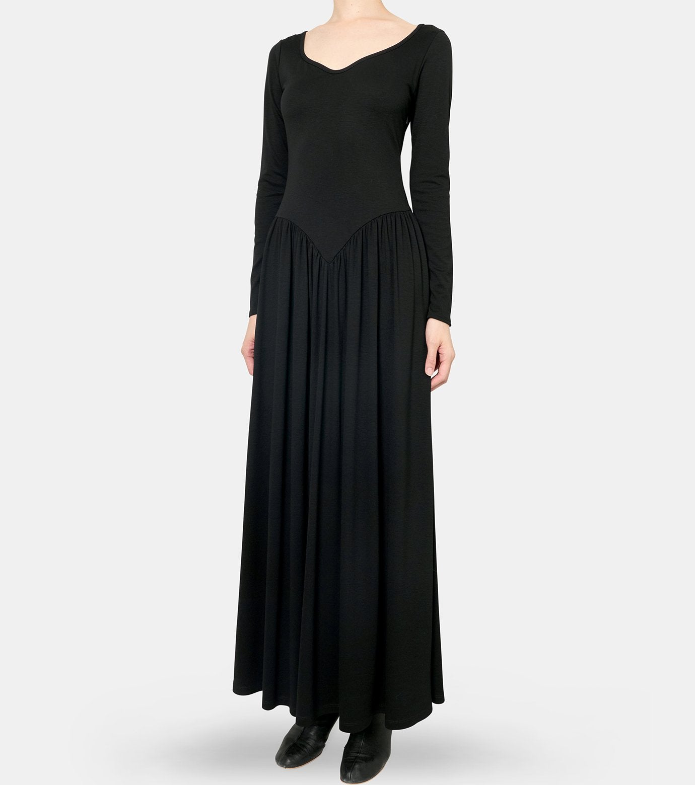 Jersey Sweetheart Maxi Dress