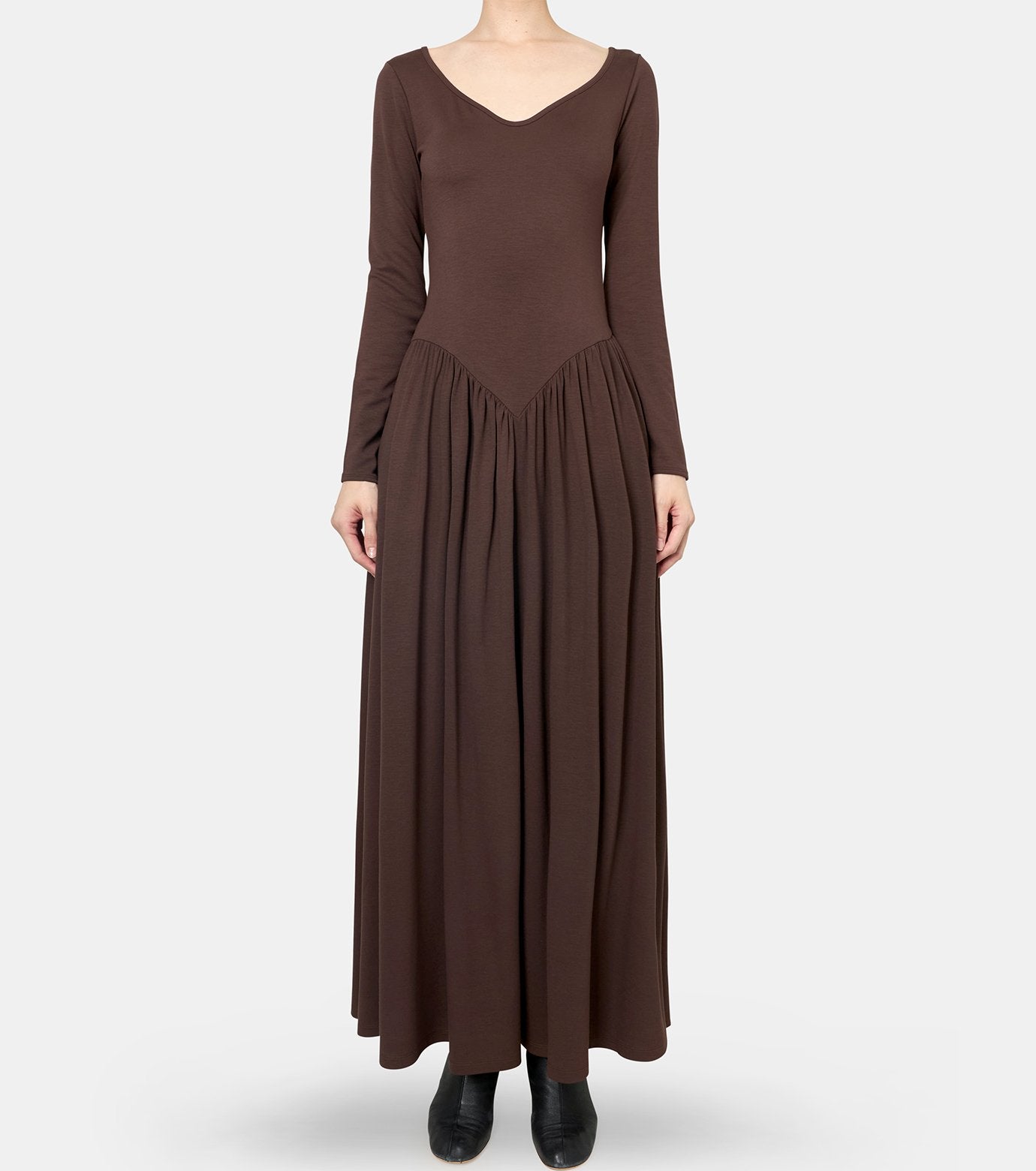Jersey Sweetheart Maxi Dress