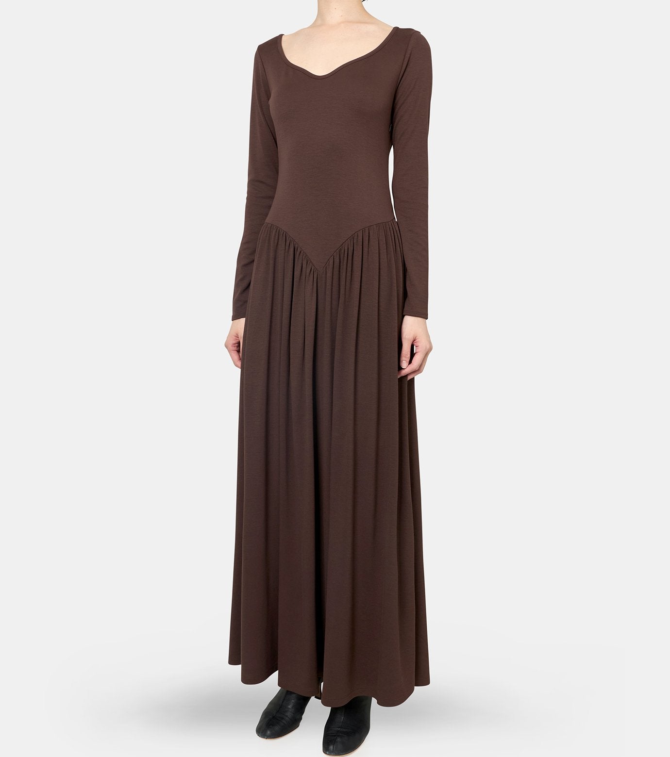 Jersey Sweetheart Maxi Dress