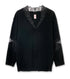 Oversized Hairly Lace Paneled Knit