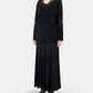 Oversized Hairly Lace Paneled Knit