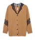 Oversized Hairly Lace Paneled Knit