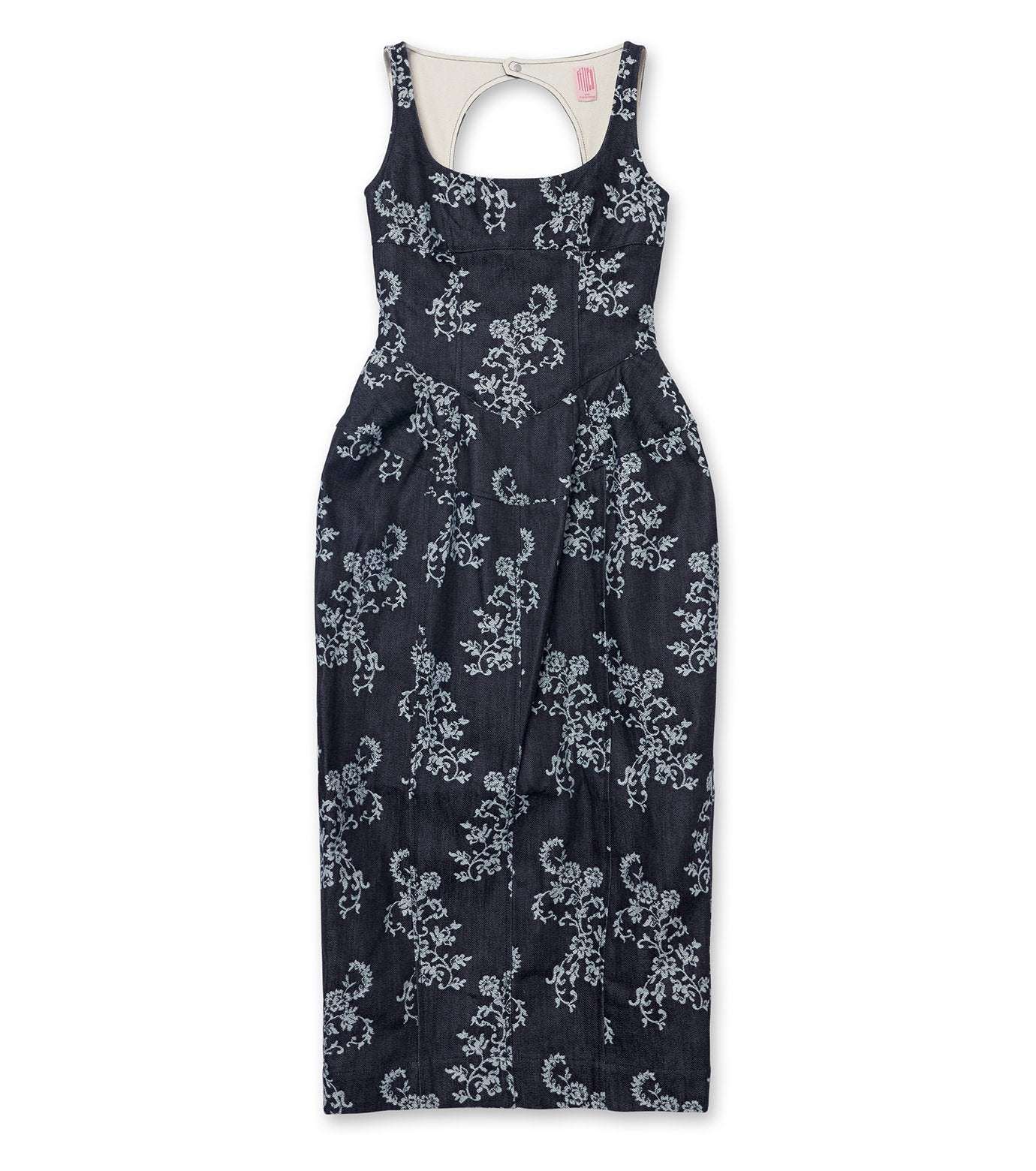 Lace Jac Denim Curvy Dress