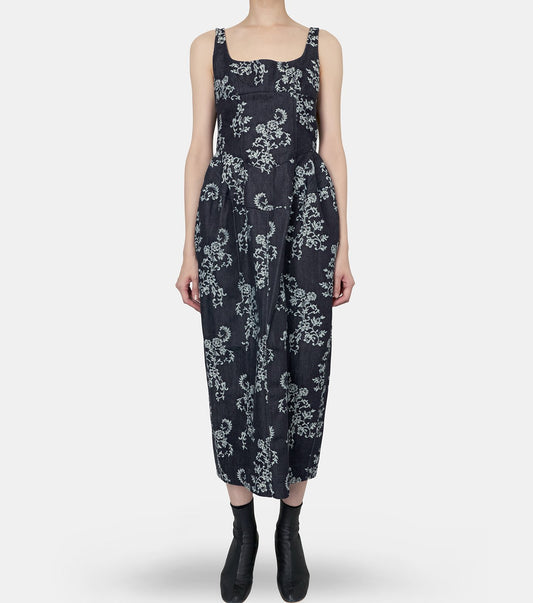 Lace Jac Denim Curvy Dress